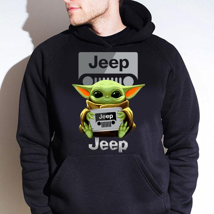 Baby Yoda Hug Jeep t-shirt hoodie