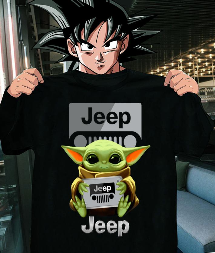 Baby Yoda Hug Jeep t-shirt shirt