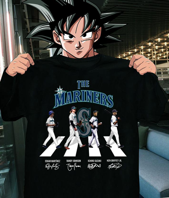 The Mariners Abbey Road Signatures t-shirt shirt