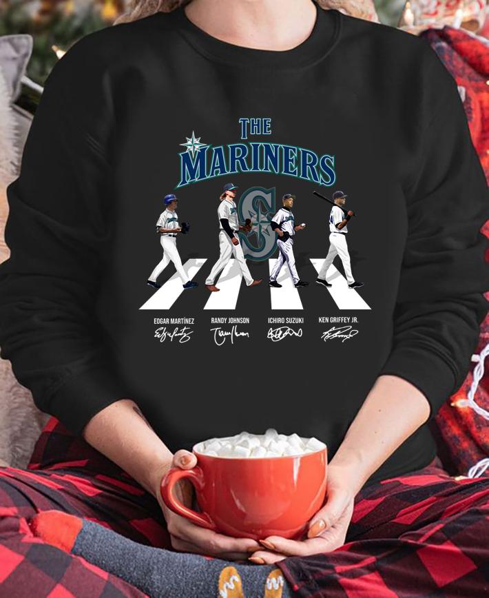 The Mariners Abbey Road Signatures t-shirt sweatshirt