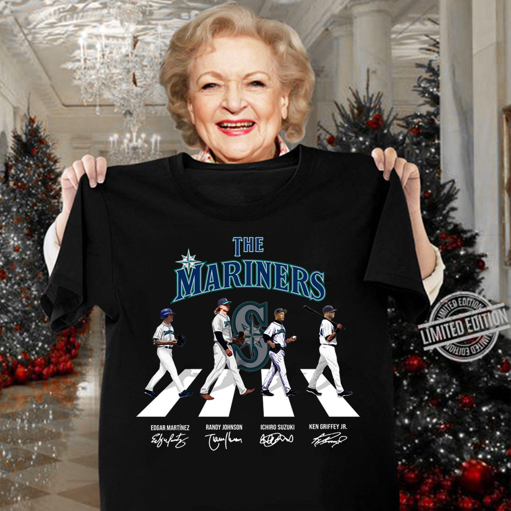 The Mariners Abbey Road Signatures t-shirt woman shirt