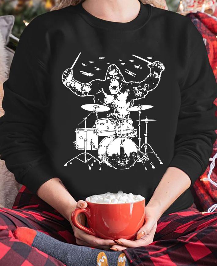 Bigfoot Playing Drummer t-shirt sweatshirt
