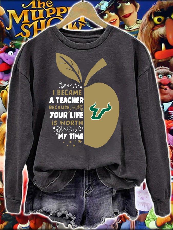 University Of South Florida Became A Teacher t-shirt sweatshirt