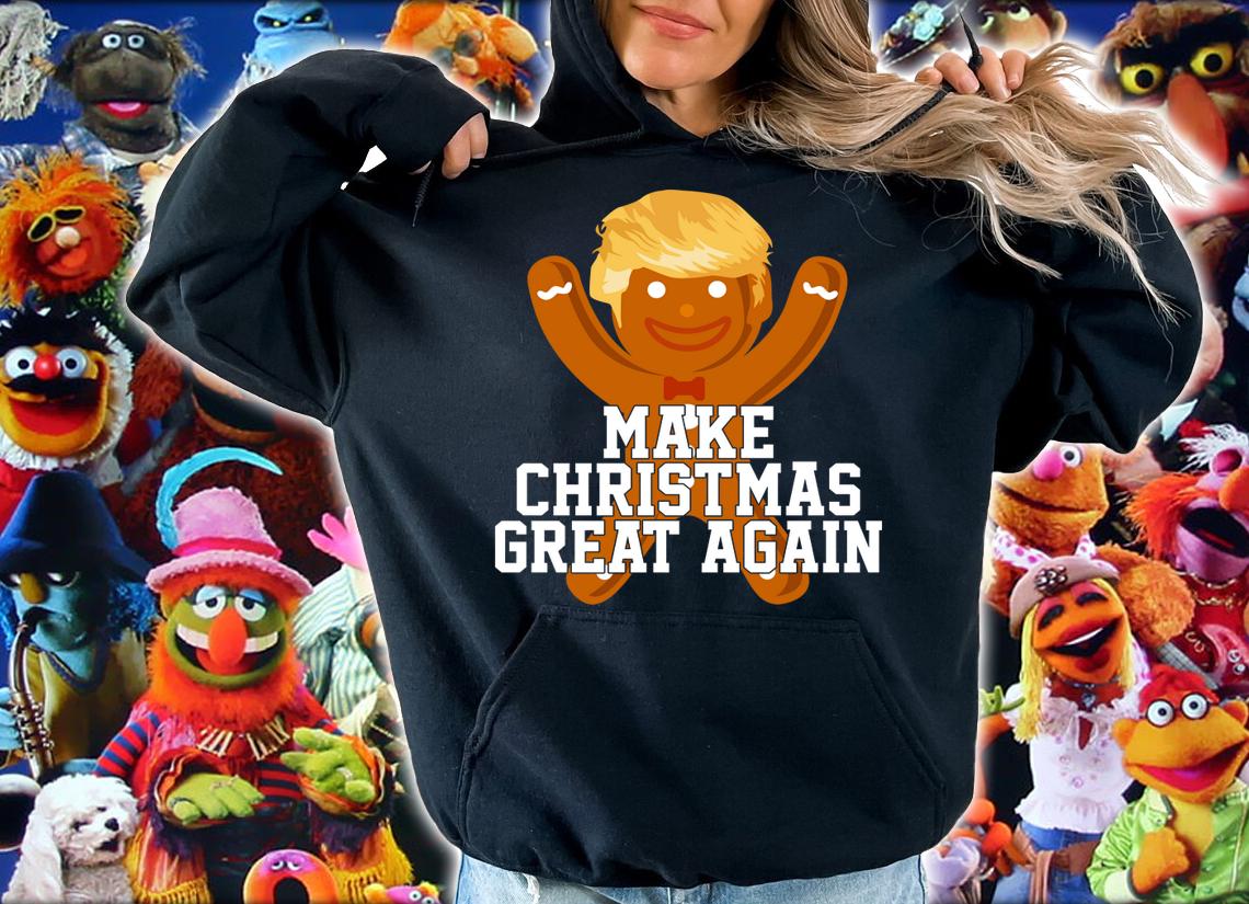 MAKE CHRISTMAS GREAT AGAIN Funny Trump Cookie Gift t-shirt hoodie