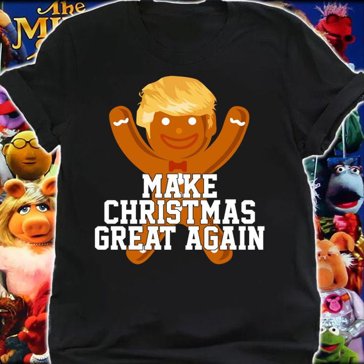 MAKE CHRISTMAS GREAT AGAIN Funny Trump Cookie Gift t-shirt shirt