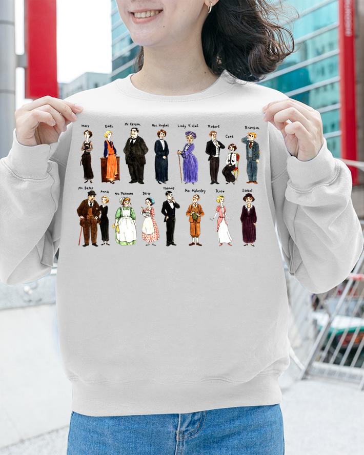 Downton Abbey Cartoon Characters t-shirt sweatshirt