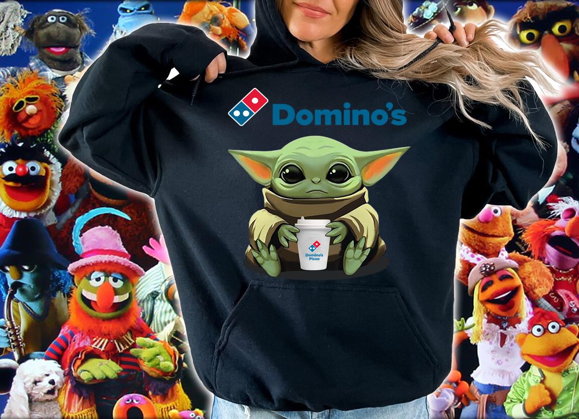 Star Wars Baby Yoda Hug Domino’s Pizza t-shirt hoodie