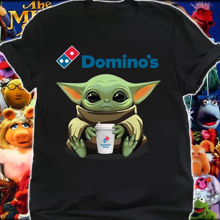 Star Wars Baby Yoda Hug Domino’s Pizza t-shirt shirt