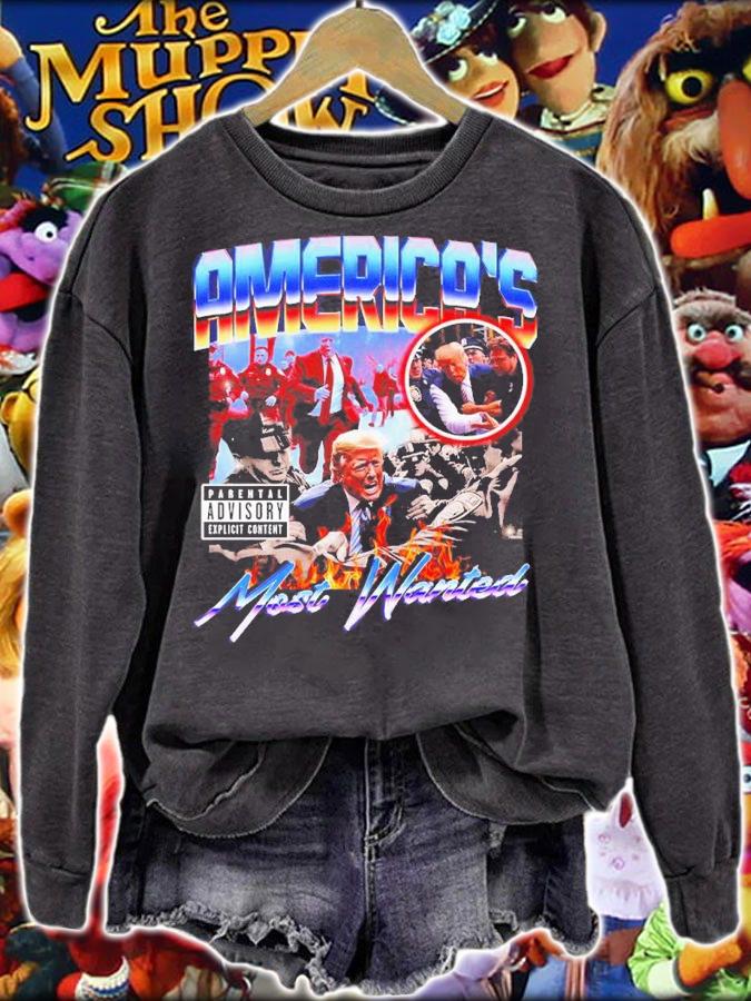 Donald Trump America's Most Wanted t-shirt sweatshirt