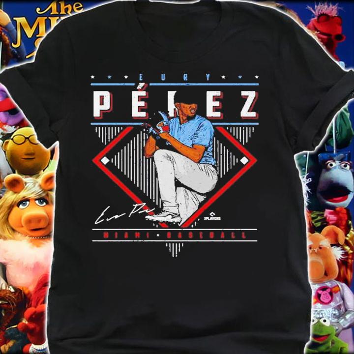 Eury Perez Miami Diamond Name Baseball t-shirt shirt