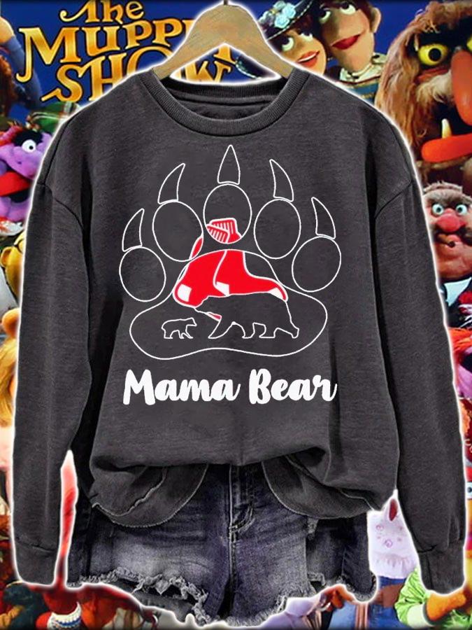 Boston Red Sox mama bear paw shirt t-shirt sweatshirt