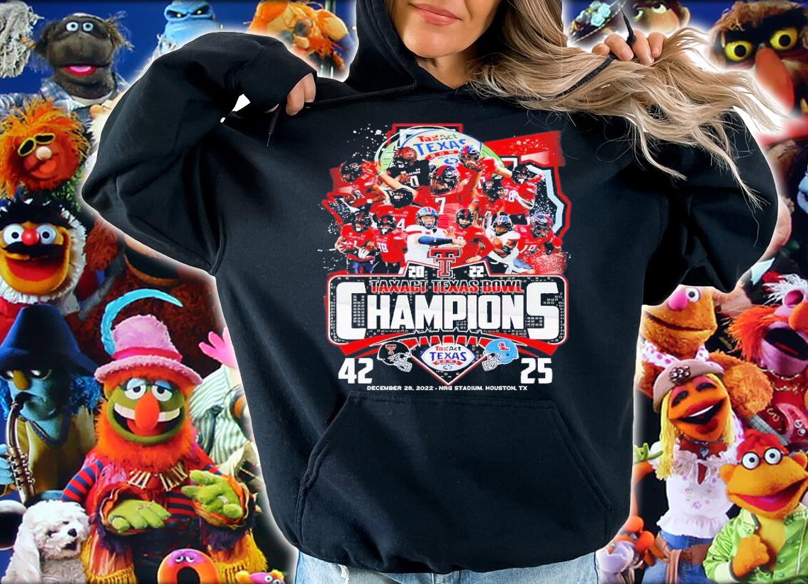 2022 Taxact Texas Bowl Champions Texas Tech 42 25 Ole Miss Rebels shirt t-shirt hoodie