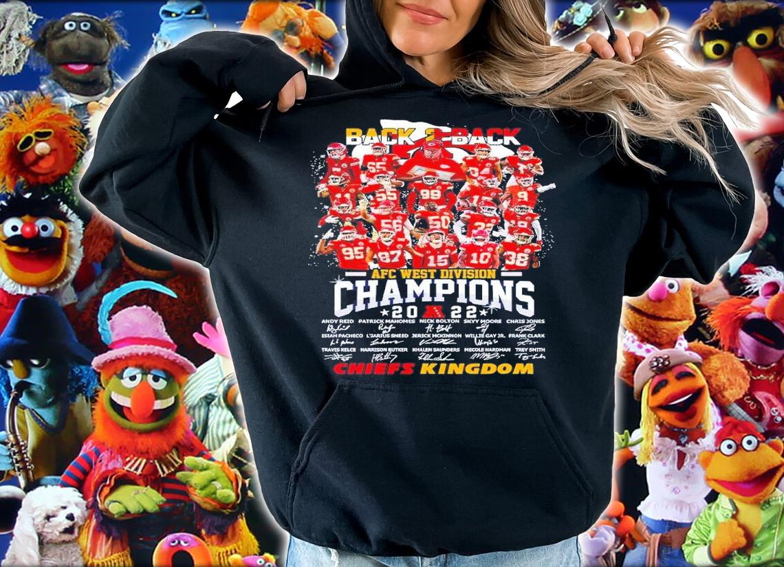 Back 2 back AFC West Division Champions 2022 Chiefs Kingdom shirt t-shirt hoodie