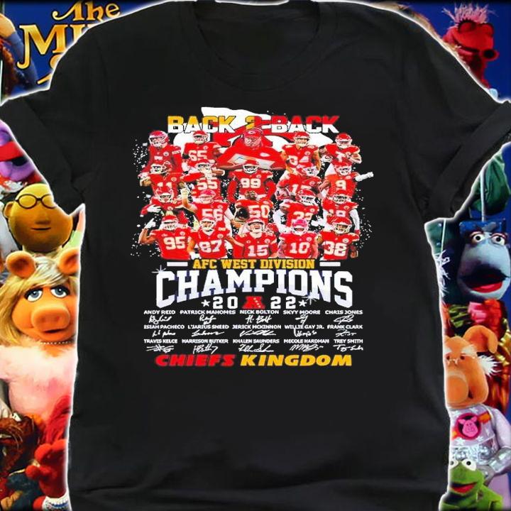 Back 2 back AFC West Division Champions 2022 Chiefs Kingdom shirt t-shirt shirt