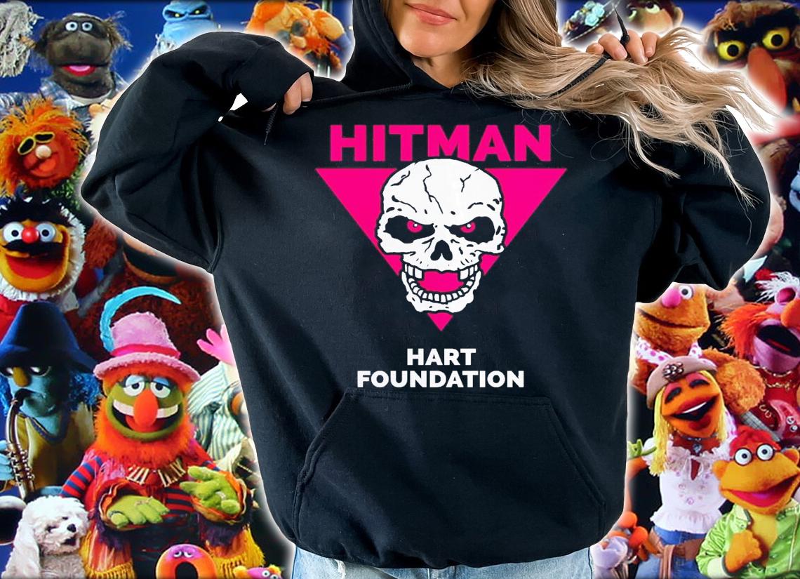 Bret Hart Charcoal Hart Foundation shirt t-shirt hoodie