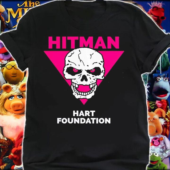 Bret Hart Charcoal Hart Foundation shirt t-shirt shirt