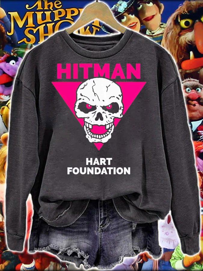 Bret Hart Charcoal Hart Foundation shirt t-shirt sweatshirt