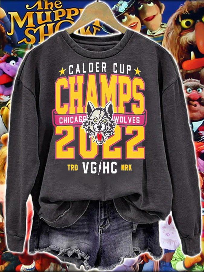 Calder Cup Champs 2022 Chicago Wolves shirt t-shirt sweatshirt