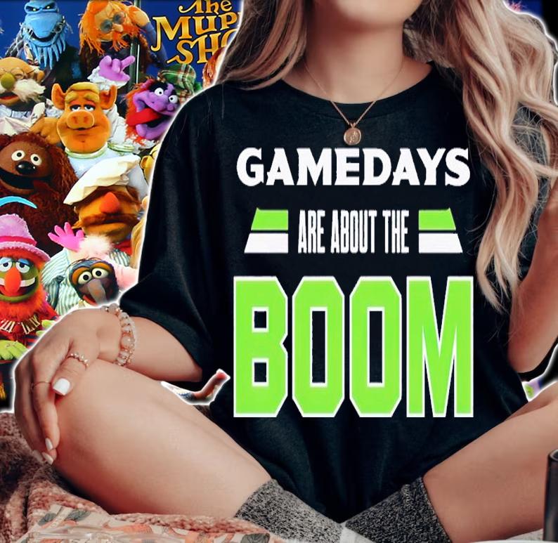 Gamedays are about the Boom Seattle Football shirt t-shirt woman shirt