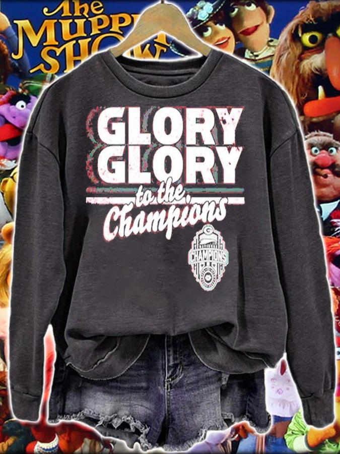 Glory Glory To The Champions Georgia Football Shirt t-shirt sweatshirt