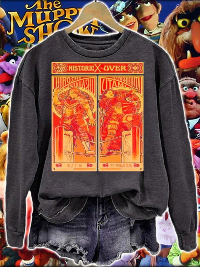 Hiroshi Tanahashi x Utami Hayashishita collaboration shirt t-shirt sweatshirt