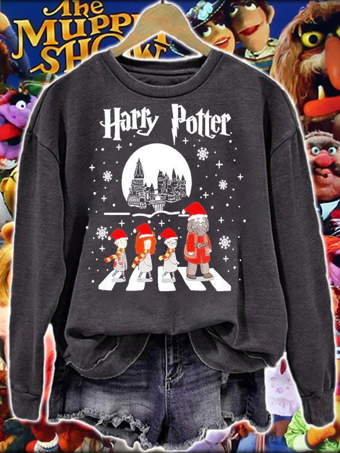 Harry Potter Abbey Road Christmas shirt t-shirt sweatshirt
