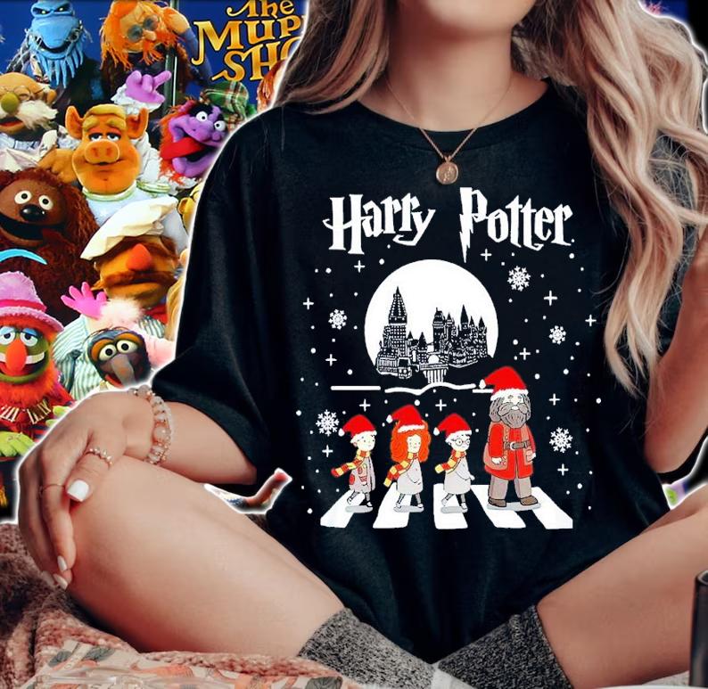 Harry Potter Abbey Road Christmas shirt t-shirt woman shirt