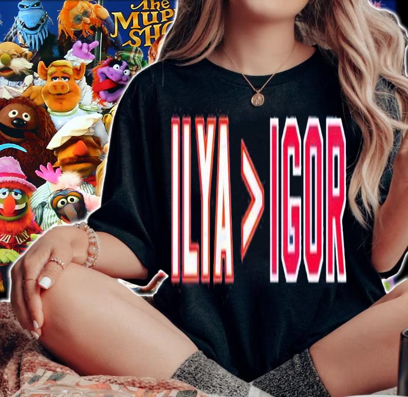 Ilya is greater than Igor shirt t-shirt woman shirt