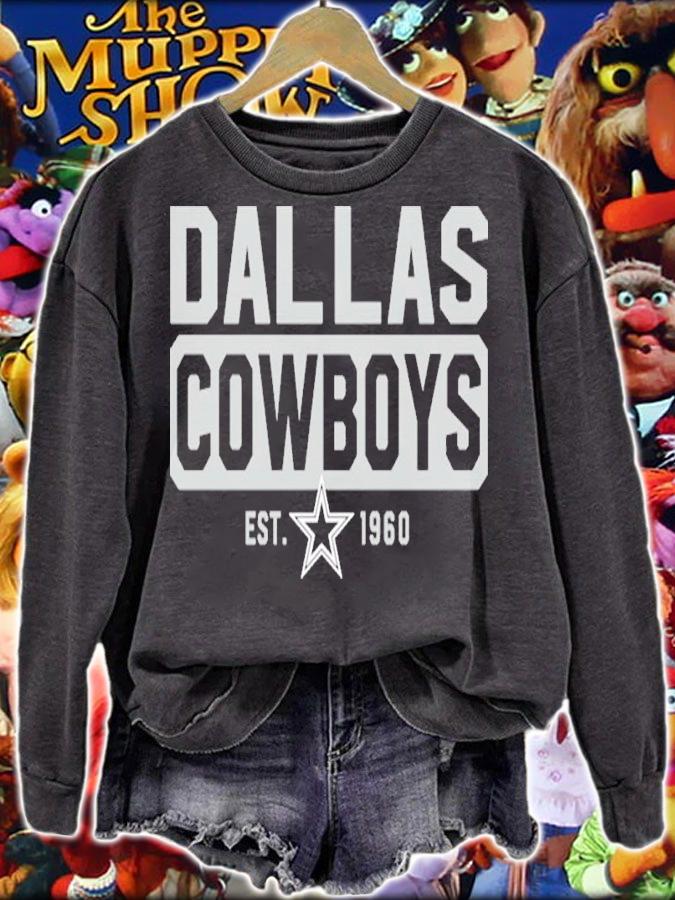 NFL Dallas Cowboys Box Out Fleece Headline Est 1960 Shirt t-shirt sweatshirt
