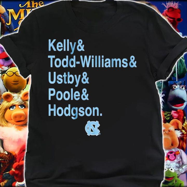 North Carolina Tar Heels Kelly & Todd-williams & Ustby & Poole & Hodgson shirt t-shirt shirt