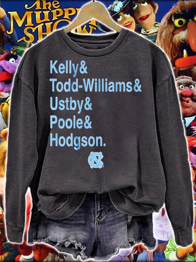North Carolina Tar Heels Kelly & Todd-williams & Ustby & Poole & Hodgson shirt t-shirt sweatshirt