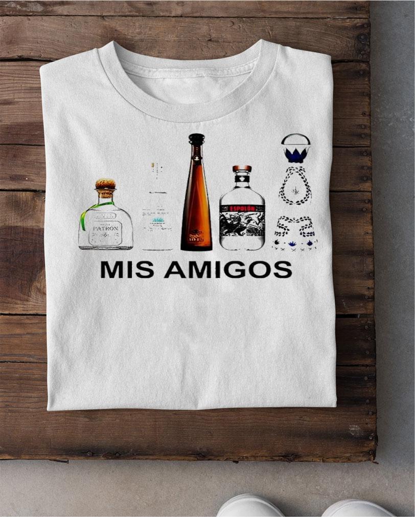 Mis Amigos Tequila shirt t-shirt