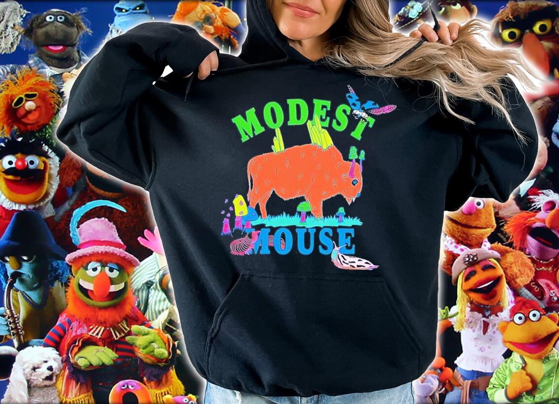 Modest Mouse Neon Bison shirt t-shirt