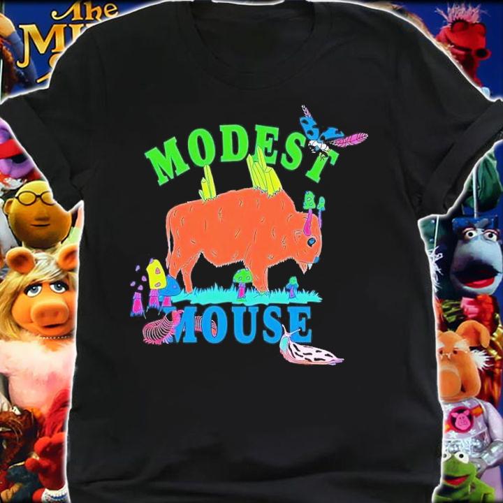 Modest Mouse Neon Bison shirt t-shirt