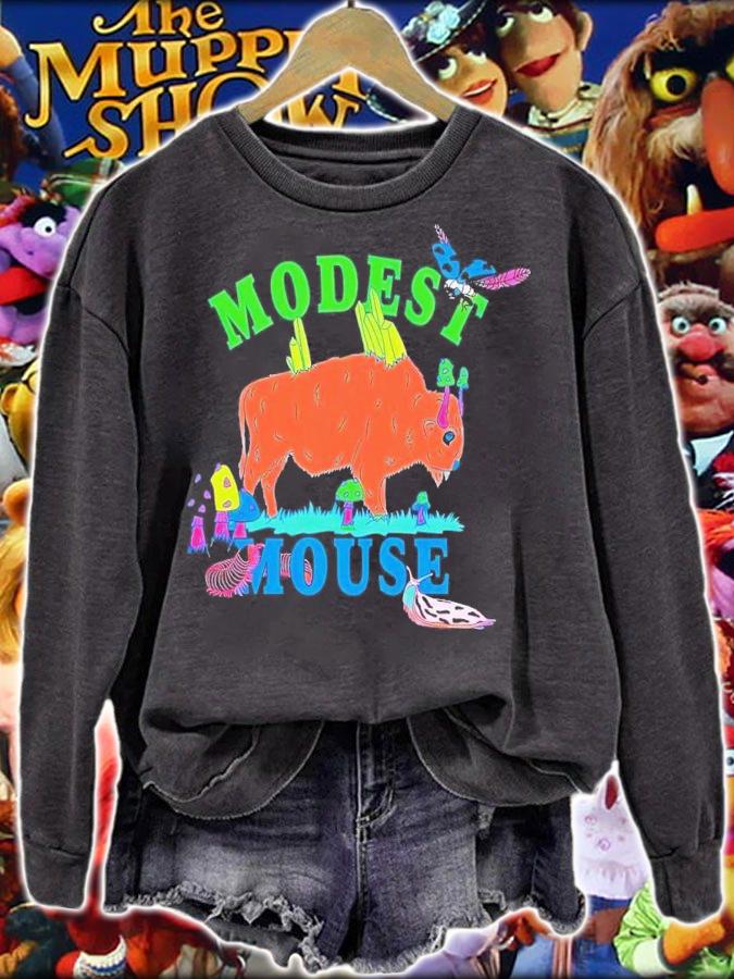 Modest Mouse Neon Bison shirt t-shirt