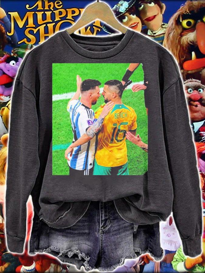 National Football Team 433 Never Make Messi Angry Argentina Shirt t-shirt sweatshirt