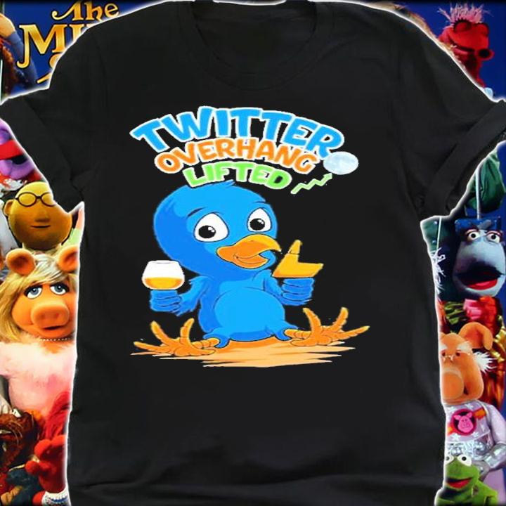 Twitter overhang lifted shirt t-shirt