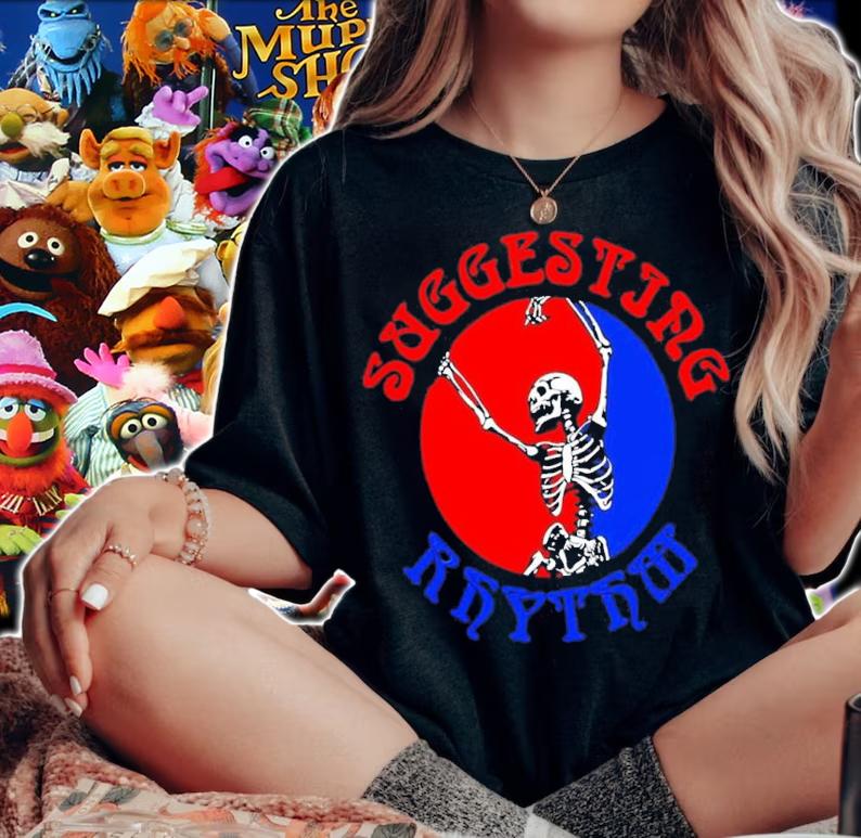 Suggesting Rhythm Grateful Dead Skeleton Shirt t-shirt