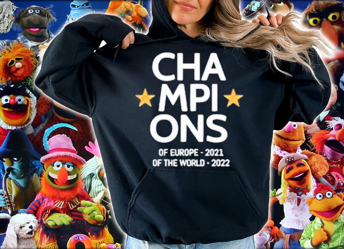 Champions of Europe 2021 of the world 2022 shirt t-shirt