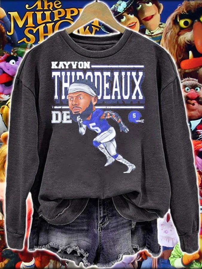 Kayvon Thibodeaux New York G Cartoon shirt t-shirt
