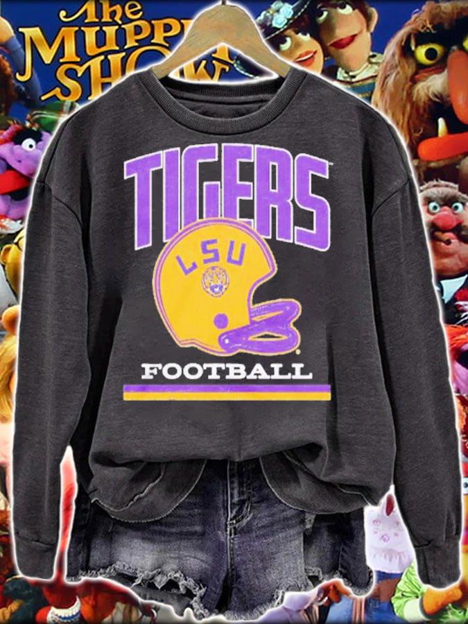 LSU Tiger Football Helmet vintage shirt t-shirt