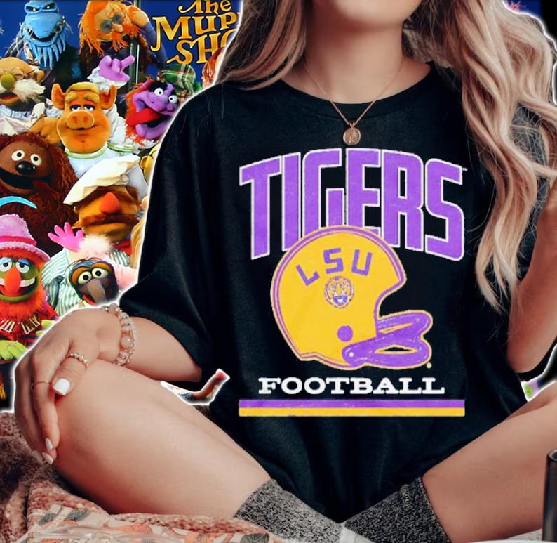 LSU Tiger Football Helmet vintage shirt t-shirt