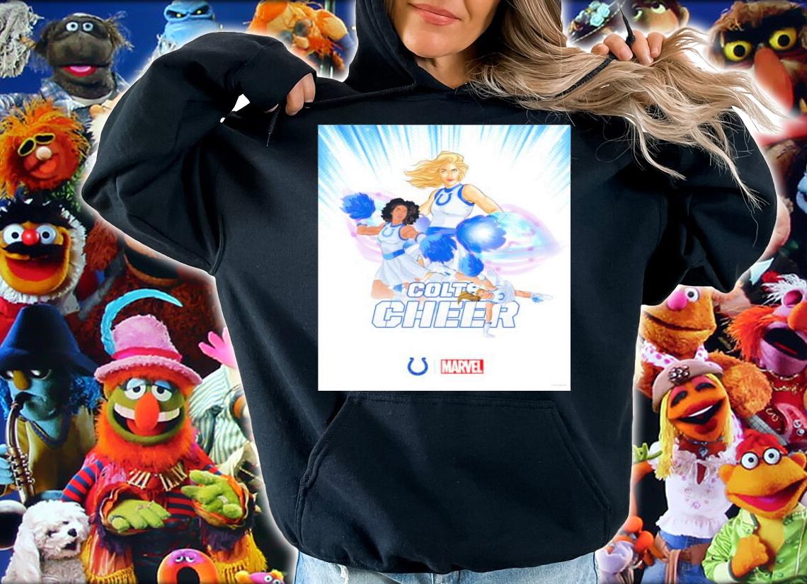 NFL Colts Cheer Indianapolis Colts X Marvel Shirt t-shirt