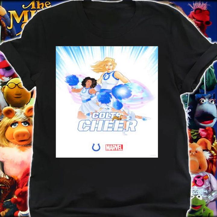 NFL Colts Cheer Indianapolis Colts X Marvel Shirt t-shirt