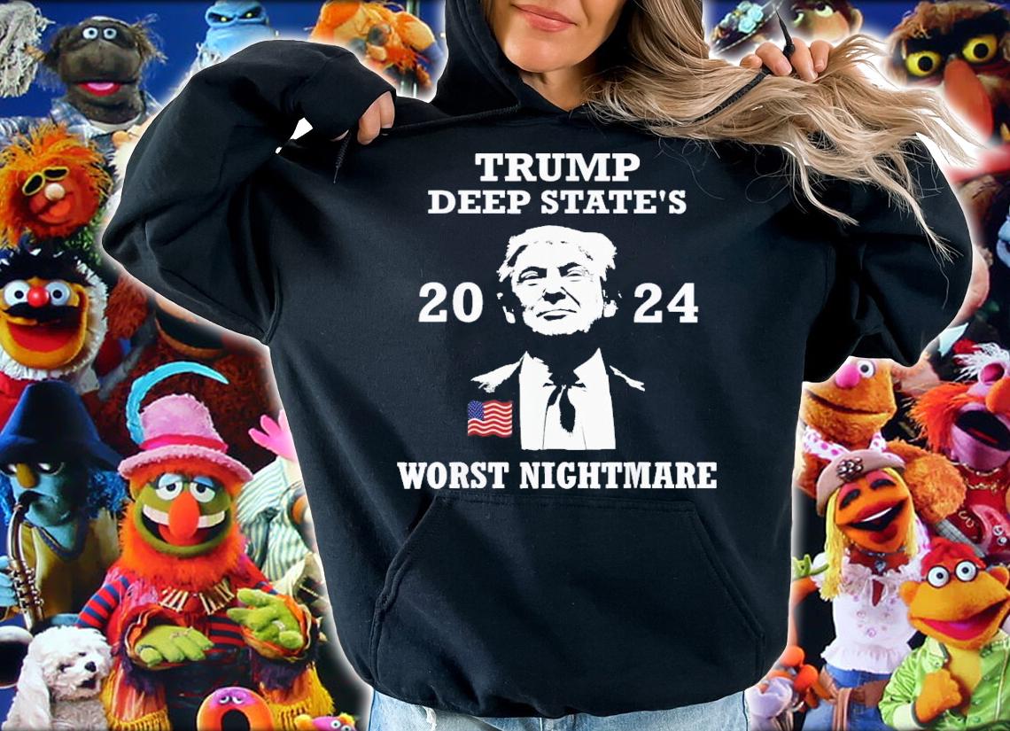 President Donald Trump 2024 Anti Democrat Deep State T-Shirt t-shirt hoodie