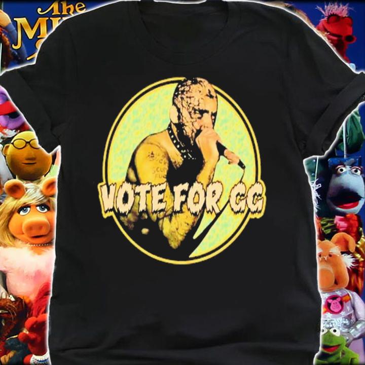 Rock The Vote for GG shirt t-shirt shirt