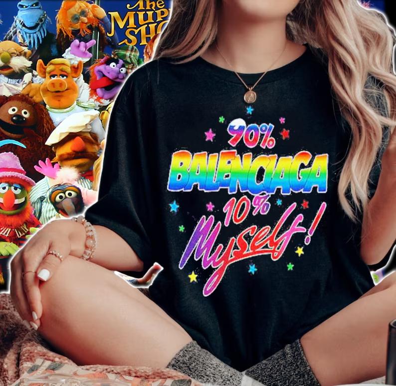 90% Balenciaga 10% Myself Shirt t-shirt woman shirt