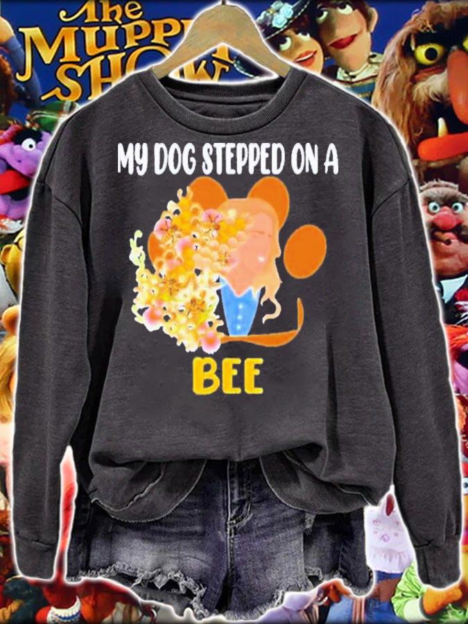Amber Heard My Dog Stepped On A Bee Shirt t-shirt sweatshirt