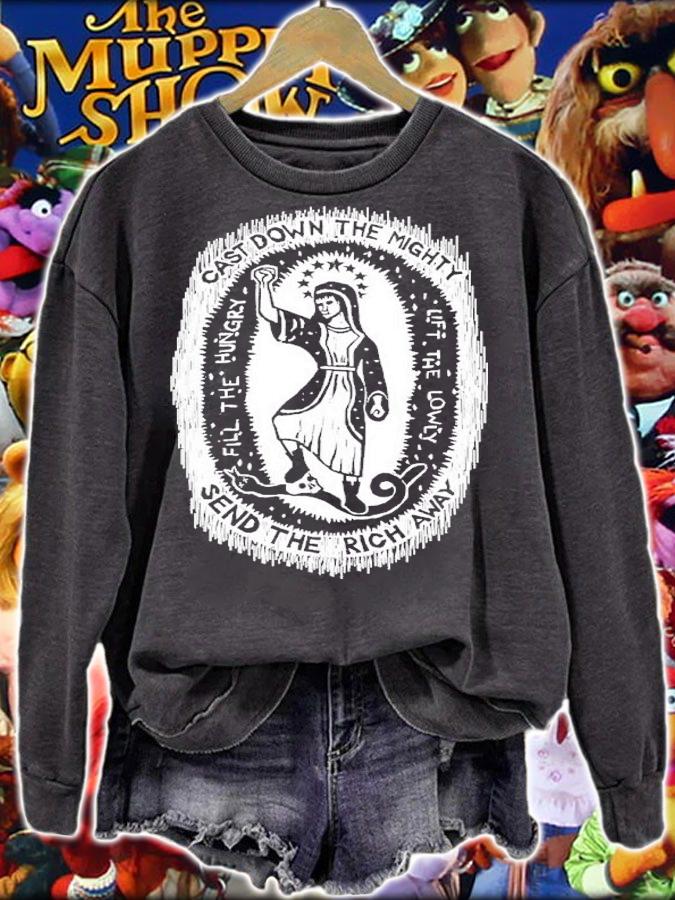 Cast Down The Mighty Send The Rich Away Magnificat Shirt t-shirt