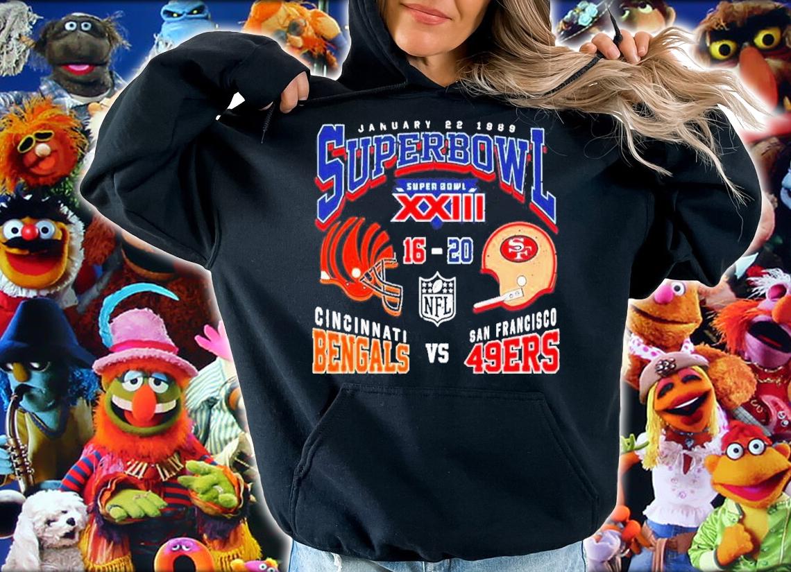 Super Bowl XXIII 49ers 20 Bengals 16 shirt t-shirt